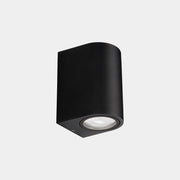 WALL FIXTURE IP66 EKO SINGLE EMISSION GU10 8 BLACK