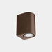 WALL FIXTURE IP66 EKO SINGLE EMISSION GU10 8 BROWN