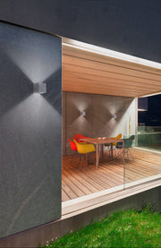 WALL FIXTURE IP66 SIMENTI LED 10.7 LED WARM-WHITE 3000K ON-OFF CEMENT 365LM