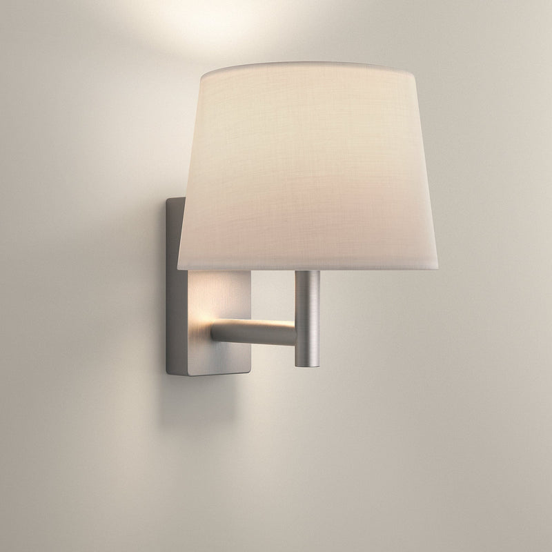 WALL FIXTURE METRICA SHADE E27 15 SATIN NICKEL 791LM 05-8399-81-82