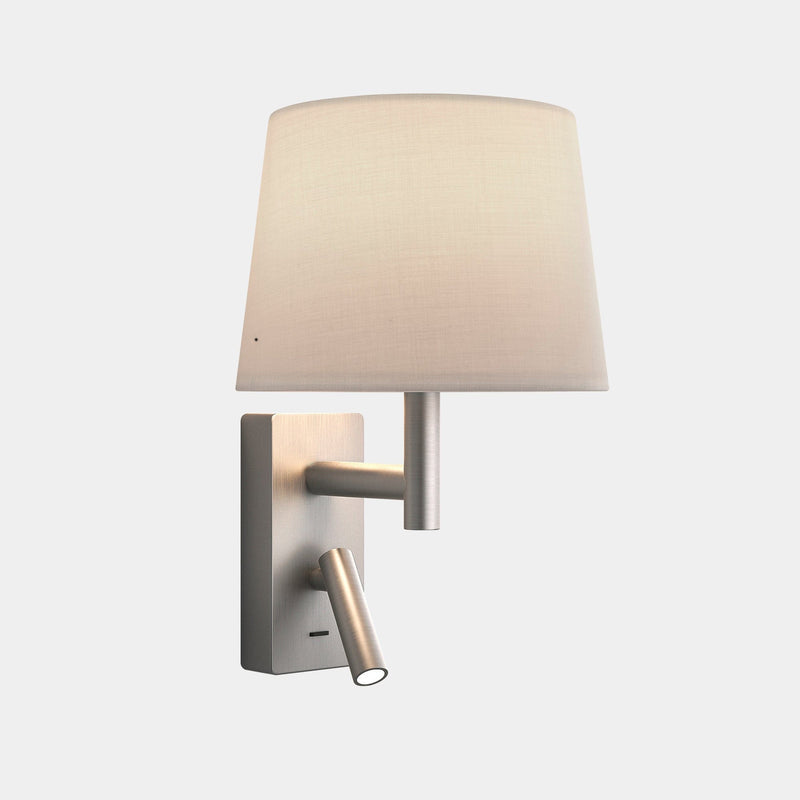 WALL FIXTURE METRICA SHADE READER LED E27 17.3 LED WARM-WHITE 2700K ON-OFF SATIN