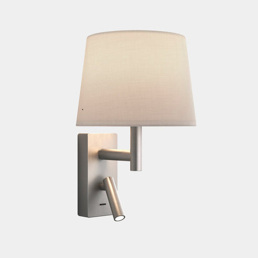 WALL FIXTURE METRICA SHADE READER LED E27 17.3 LED WARM-WHITE 2700K ON-OFF SATIN
