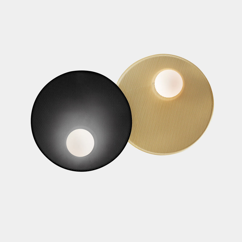 WALL FIXTURE TRIP DOUBLE Ø300MM / Ø300MM E14 18 BLACK/MATT GOLD