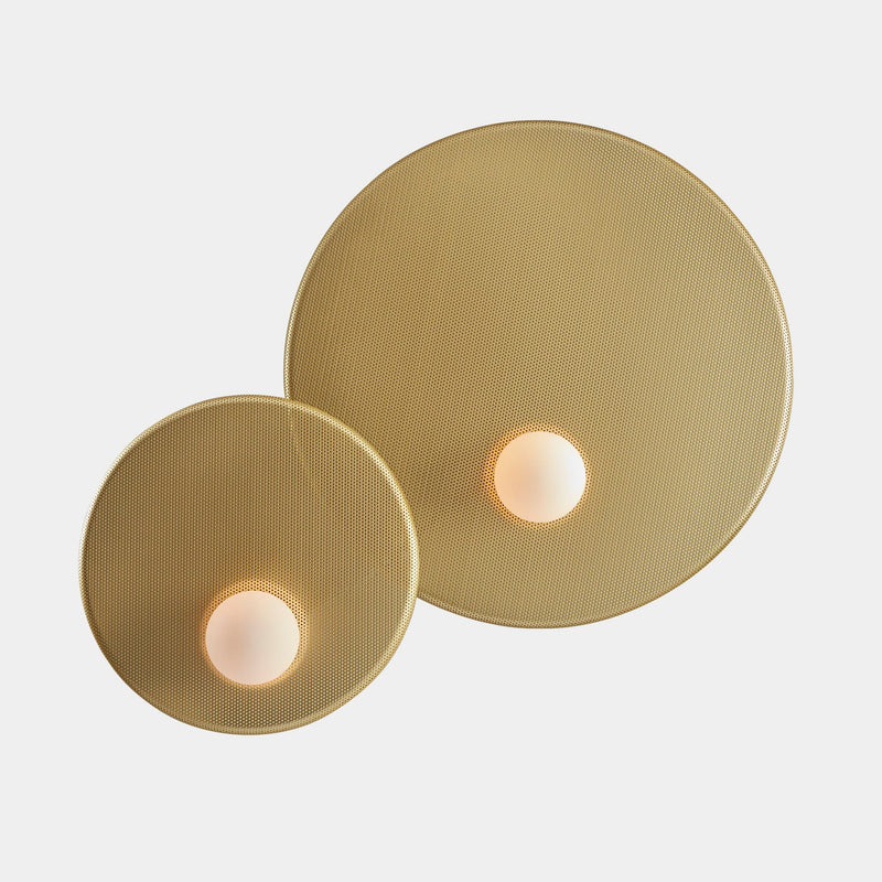 WALL FIXTURE TRIP DOUBLE Ø460MM / Ø300MM E14 18 MATTE GOLD 05-8359-05-DN