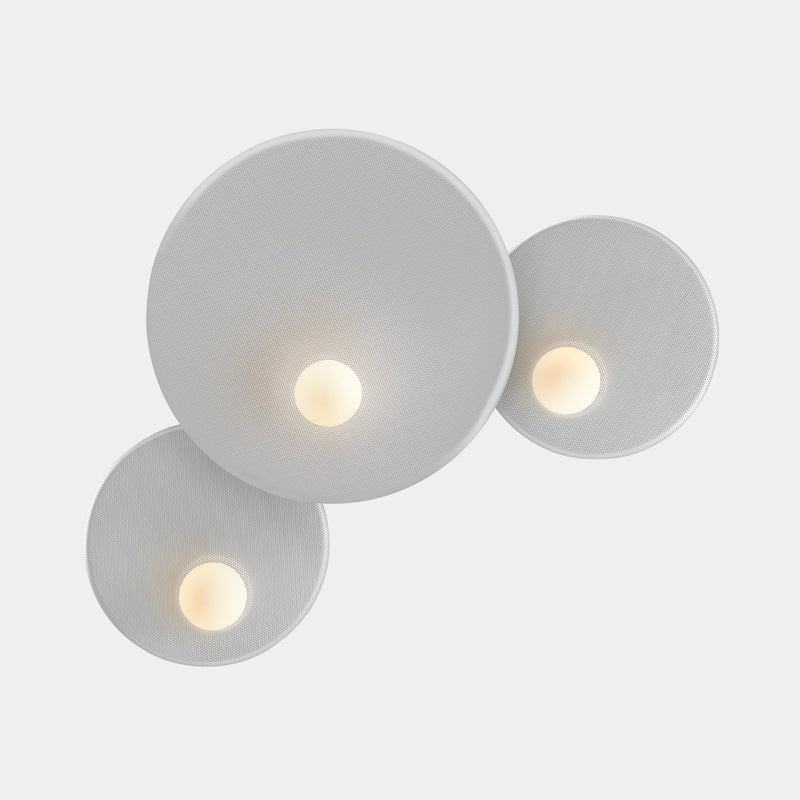 WALL FIXTURE TRIP TRIPLE Ø300MM / Ø460MM / Ø300MM E14 27 STONE GREY 05-8363-05-EM