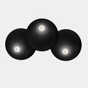 WALL FIXTURE TRIP TRIPLE Ø460MM / Ø460MM / Ø460MM E14 27 BLACK