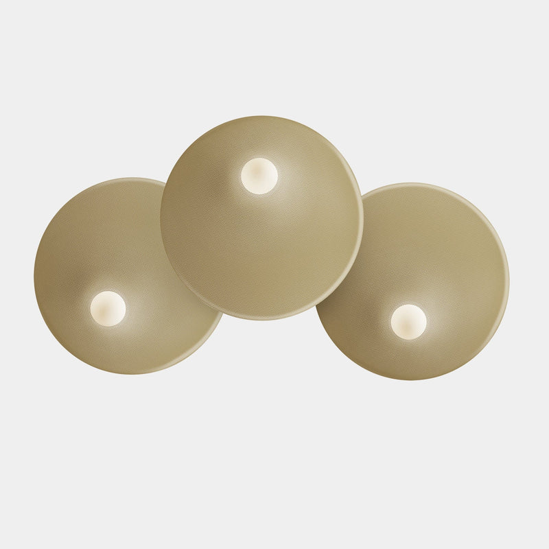 WALL FIXTURE TRIP TRIPLE Ø460MM / Ø460MM / Ø460MM E14 27 MATTE GOLD