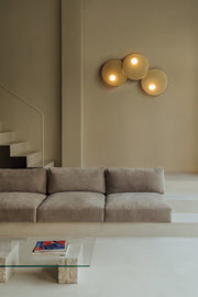 WALL FIXTURE TRIP TRIPLE Ø460MM / Ø460MM / Ø460MM E14 27 MATTE GOLD