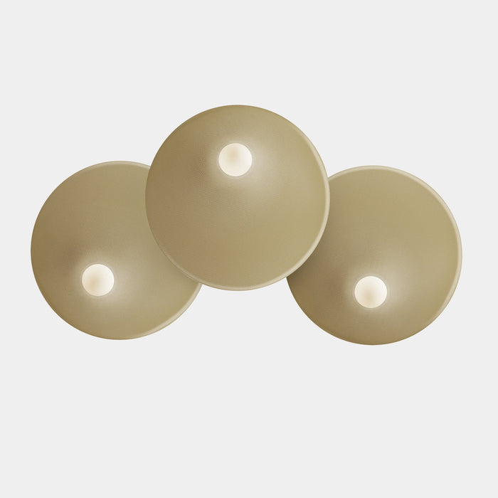 WALL FIXTURE TRIP TRIPLE Ø460MM / Ø460MM / Ø460MM E14 27 MATTE GOLD 05-8362-05-DN