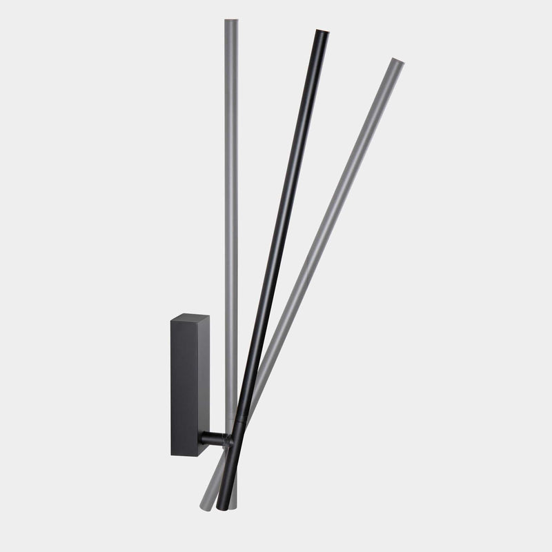 WALL FIXTURE TUBS LED 14.1 LED WARM-WHITE 3000K 0-10V BLACK 428LM