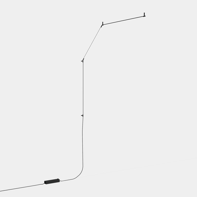 WALL FIXTURE TUBS MODULAR COMBINATION LED 51.2 LED WARM-WHITE 3000K PWM BLACK 45