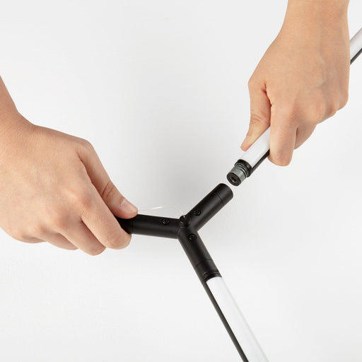 WALL FIXTURE TUBS MODULAR MOLECULAR LED 64.7 LED WARM-WHITE 2700K ON-OFF BLACK 5