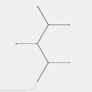 WALL FIXTURE TUBS MODULAR MOLECULAR LED 64.7 LED WARM-WHITE 2700K PWM BLACK 5082