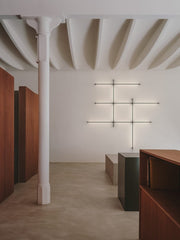 WALL FIXTURE TUBS MODULAR RETICLE LED 149.2 LED WARM-WHITE 3000K ON-OFF BLACK 13