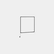 WALL FIXTURE TUBS MODULAR SQUARE LED 66.5 LED WARM-WHITE 3000K ON-OFF BLACK 2248