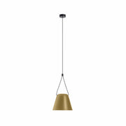 LEDS-C4 Pendant Light attic conic shape e27 23w metallic black 00-7389-05-DL - Toplightco