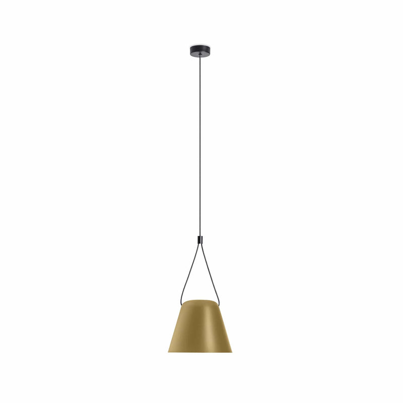 LEDS-C4 Pendant Light attic conic shape e27 23w metallic black 00-7389-05-DL - Toplightco
