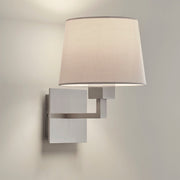 LEDS-C4 Wall Light bali e27 60 satin nickel. shade not included. 05-3217-81-82 - Toplightco