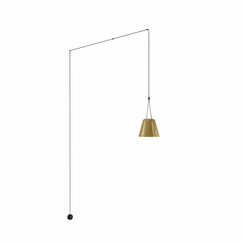 LEDS-C4 Wall Light attic conic shape e27 23w metallic black 05-7389-05-DL - Toplightco