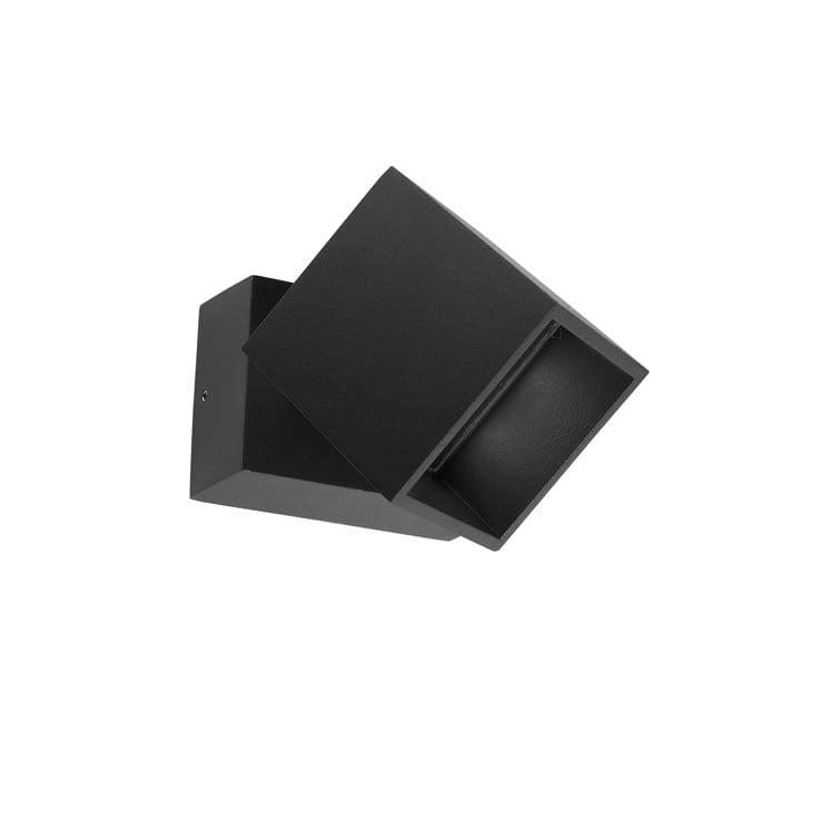 LEDS-C4 Outdoor Wall Light ip65 cubus led 11w 3000k urban grey 701lm 05-9685-Z5-CL - Toplightco