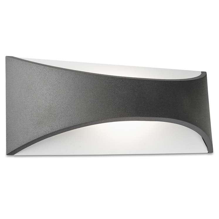 LEDS-C4 Outdoor Wall Light ip65 venus led 10w 3000k urban grey 414lm 05-9894-Z5-CL - Toplightco
