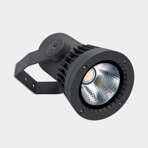 LEDS-C4 Outdoor spotlight ip65 hubble cob led ø207mm led 52w 2700k urban grey 5266lm 05-9960-Z5-CK - Toplightco