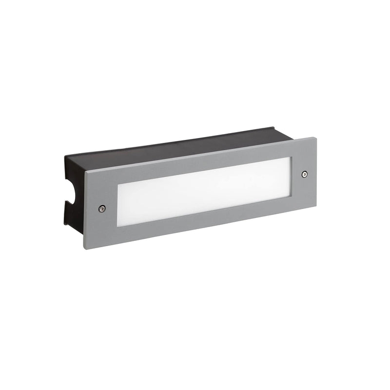 LEDS-C4 Outdoor recessed wall lighting ip66 micenas led pro led 8.7w 4000k grey 779lm 05-E051-34-CM - Toplightco