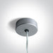 LED Strip Grey Circular Aluminium One Light SKU:050122/G - Toplightco