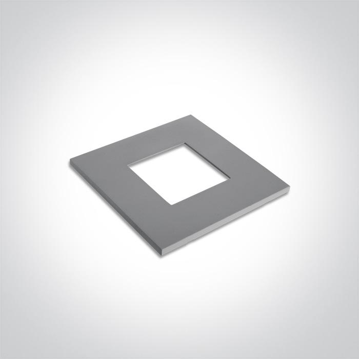 Wall Light Recessed Grey Die Cast One Light SKU:050176/G - Toplightco