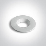 LED Spotlight White Circular Warm White LED Dimmable Fire Rated IP65 LED built in 500lm 7W Metal One Light SKU:10107DF/W - Toplightco