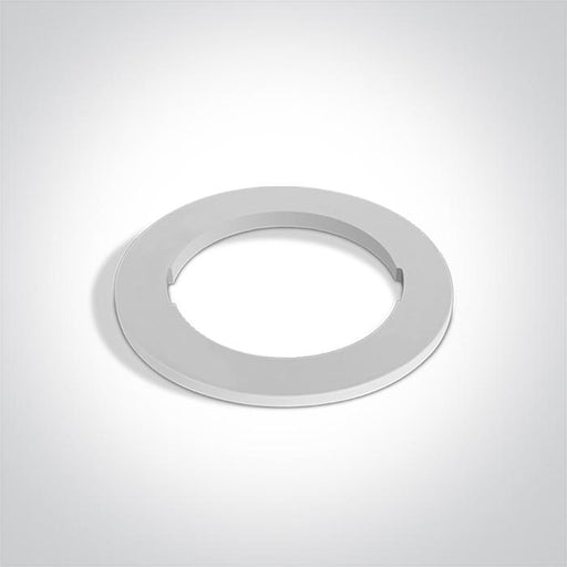 Spotlight White Circular Aluminium One Light SKU:050182R/W - Toplightco