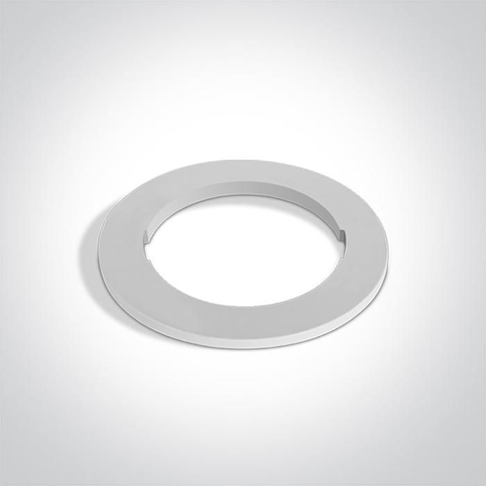 Spotlight White Circular Aluminium One Light SKU:050182R/W - Toplightco