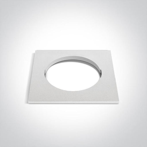 Spotlight White Circular Aluminium One Light SKU:050182RA/W - Toplightco