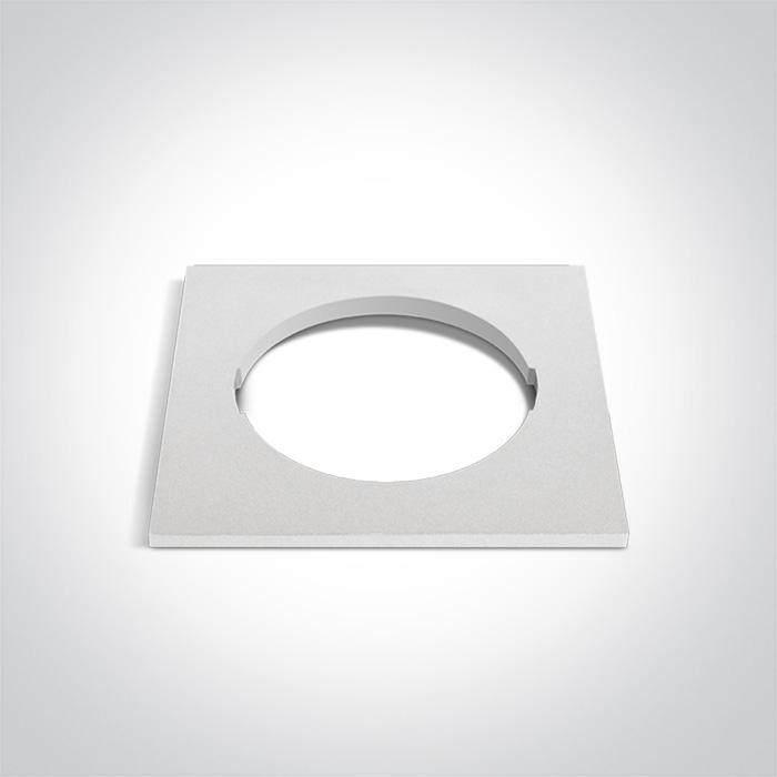 Spotlight White Circular Aluminium One Light SKU:050182RA/W - Toplightco