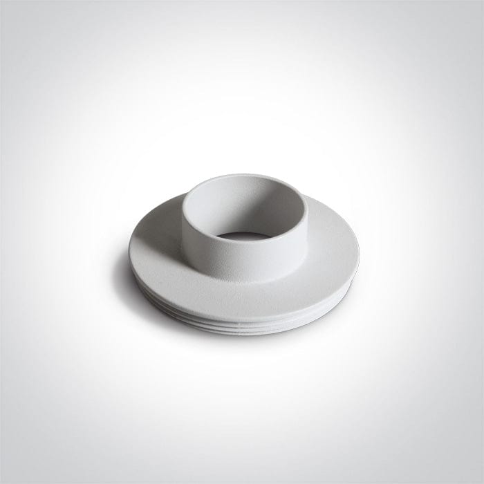 WHITE REFLECTOR FOR 12108D White Circular Aluminium One Light SKU:050206/W - Toplightco