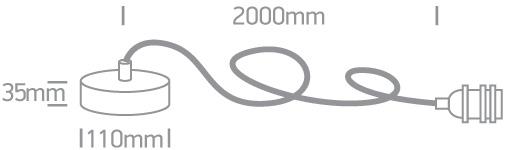 Pendant Light Black Circular Replaceable lamp 50W One Light SKU:0992/B - Toplightco