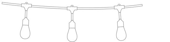 Black 1W Solar String Light with ON/OFF Switch.

12xLEDs

Total length: 850cm

6 hours operation.

Panel size: 146x90mm

Spike Height: 183mm

Adjustable panel 1 direction

Complete with 2000mAh lithium battery.

 One Light SKU:0996/B