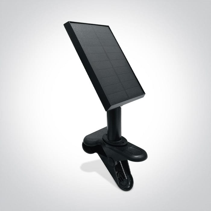 Black 1W Solar String Light with ON/OFF Switch.

12xLEDs

Total length: 850cm

6 hours operation.

Panel size: 146x90mm

Spike Height: 183mm

Adjustable panel 1 direction

Complete with 2000mAh lithium battery.

 One Light SKU:0996/B