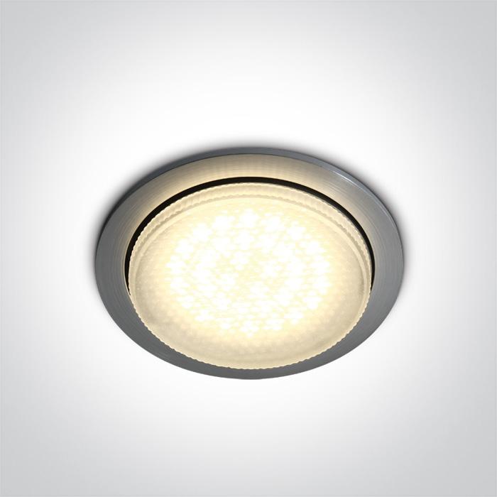 Downlight Aluminium Circular Replaceable lamp 9W Natural Aluminium One Light SKU:10004/AL - Toplightco