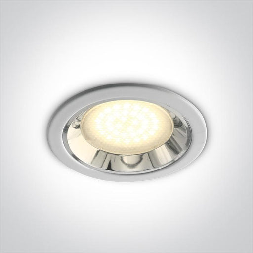 Downlight White Circular Replaceable lamp 9W Steel One Light SKU:10007/W - Toplightco