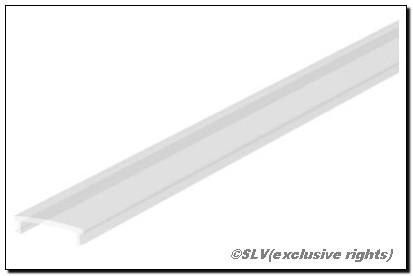 SLV 1001815 H-PROFIL cover, 2m, transparent - Toplightco