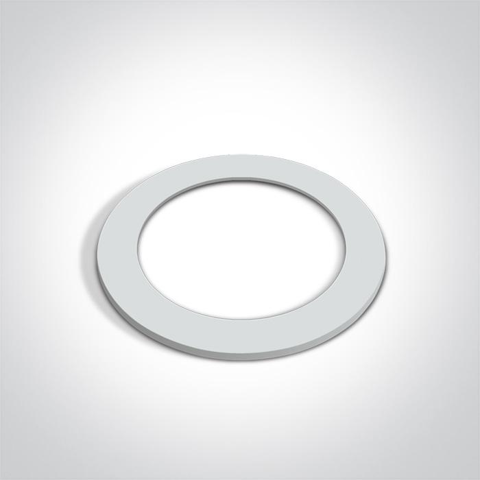 LED Downlight White Circular One Light SKU:10100/W - Toplightco