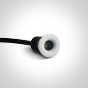 LED Spotlight White Circular Warm White LED 70lm Aluminium One Light SKU:10101L/W/W - Toplightco