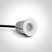 LED Spotlight White Circular Warm White LED 150lm Die Cast One Light SKU:10101LA/W/W - Toplightco