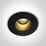 LED Spotlight Black Circular Warm White LED Outdoor 100lm Aluminium One Light SKU:10102H/B/W - Toplightco