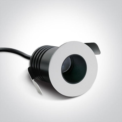LED Spotlight White Circular Cool White LED Outdoor 100lm Aluminium One Light SKU:10102H/W/C - Toplightco
