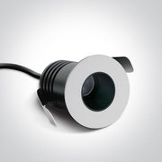 LED Spotlight White Circular Warm White LED Outdoor 100lm Aluminium One Light SKU:10102H/W/W - Toplightco