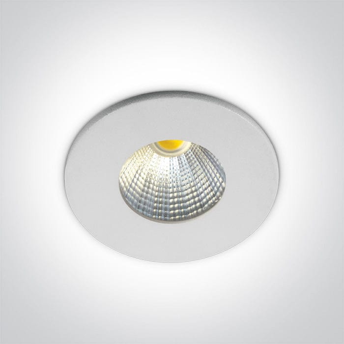 Recessed LED Spotlight White Circular Cool White LED Dimmable 270lm@700mA Aluminium One Light SKU:10103B/W/C - Toplightco