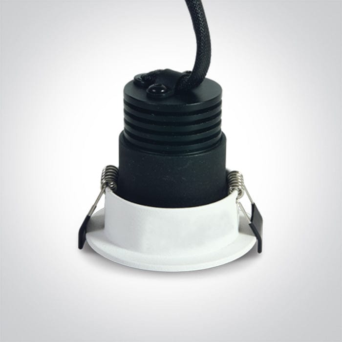 White/brass Led 3w Warm White 350ma Dark Light - Toplightco