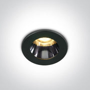 Black 3W Low Glare recessed spotlight, IP20.

Complete with 700mA driver.

 One Light SKU:10103H/B/W